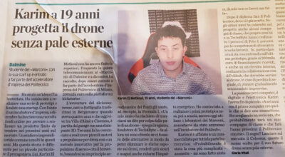 Karim El Metkoul a 19 anni progetta e brevetta il drone senza pale esterne